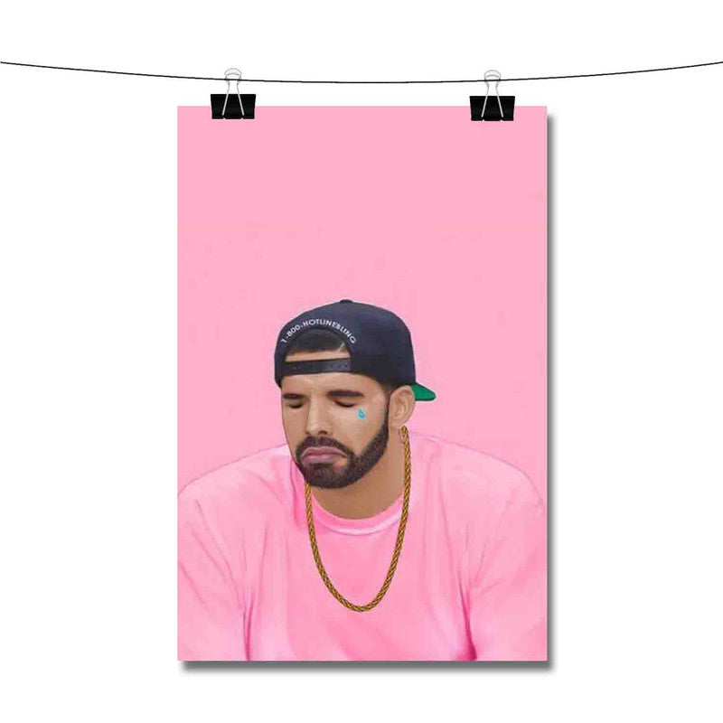 Drake Sad Face Poster Wall Decor – Twentyonefox