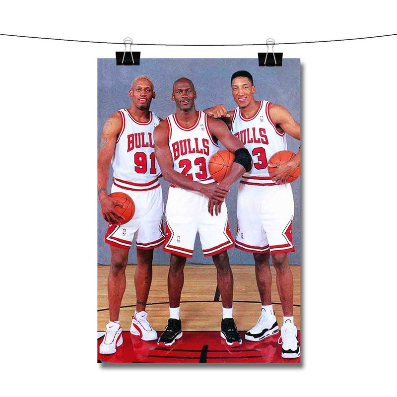 Jordan pippen rodman poster on sale