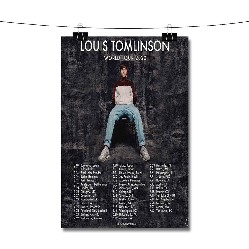 Louis Tomlinson World Tour 2020 Poster Wall Decor – Twentyonefox