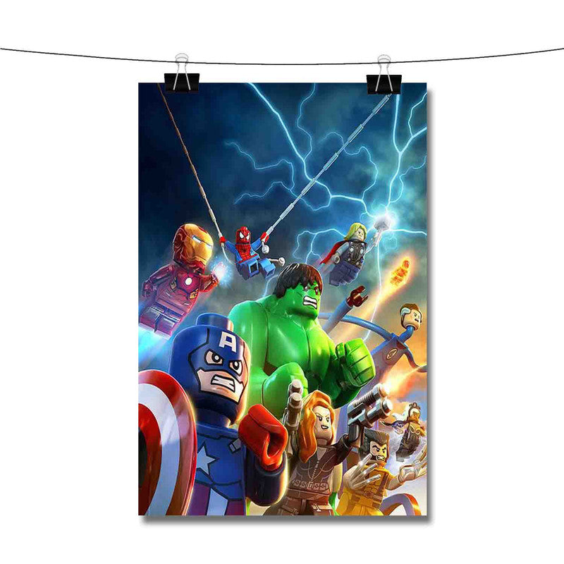 Marvel Superheroes Lego Poster Wall Decor Twentyonefox