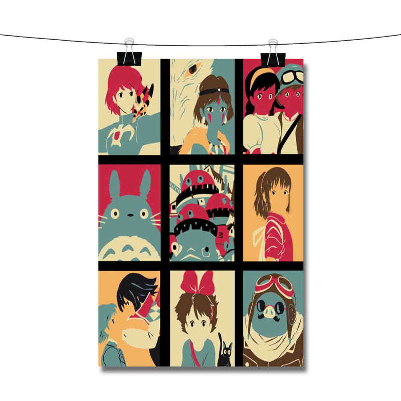 Studio Ghibli Characters Pop Poster Wall Decor – Twentyonefox