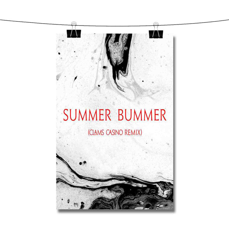 Summer Bummer Lana Del Rey Feat A AP Rocky Playboi Carti Poster Wall D –  Twentyonefox