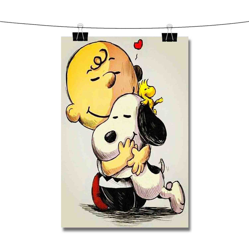 Woodstock Snoopy Charlie Brown The Peanuts Poster Wall Decor Twentyonefox
