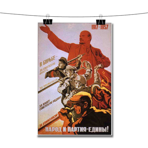communist propaganda Poster Wall Decor