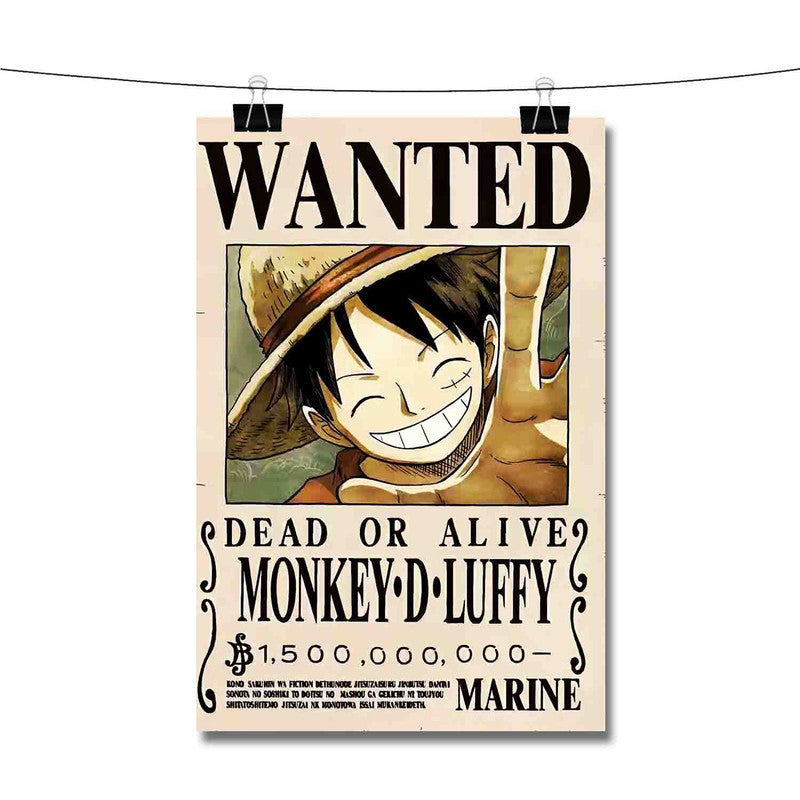 Poster One Piece - Wanted Monkey D. Luffy | Wall Art, Gifts & Merchandise 