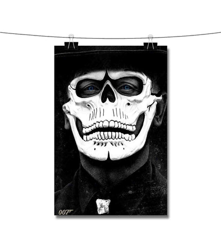 007 Spectre James Bond Skull Mask Poster Wall Decor