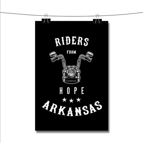Riders from Hope Arkansas Poster Wall Decor