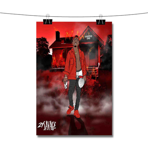 21 Savage Slaughter Gang Poster Wall Decor