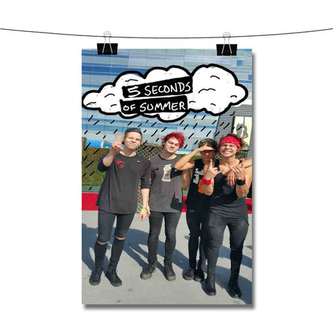 5 Seconds of Summer Animation Poster Wall Decor