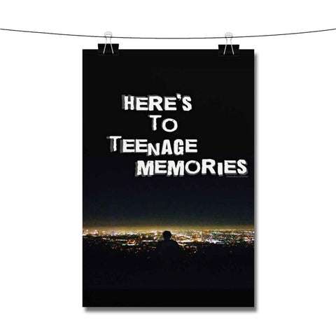 5 Seconds of Summer Teenage Memories Lyrics Poster Wall Decor