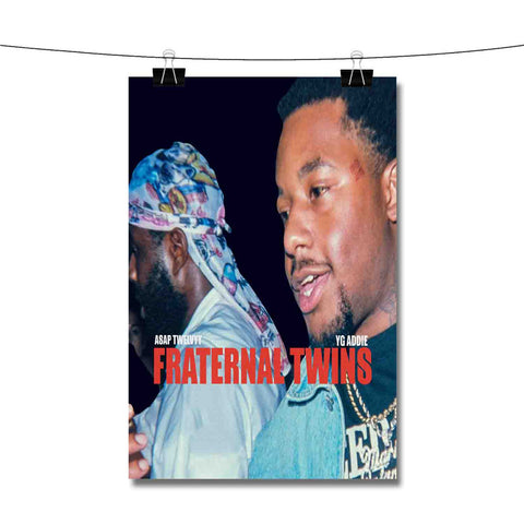 A$AP Twelvvy A$AP Ant Fraternal Twins Poster Wall Decor