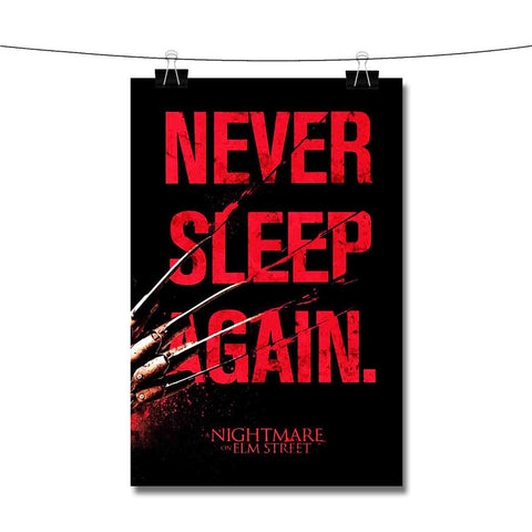 A Nightmare On Elm Street Never Sleep Again Poster Wall Decor