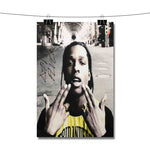 A ap Rocky Rapper Music Poster Wall Decor