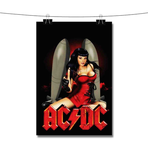 ACDC Sexy Girl Poster Wall Decor