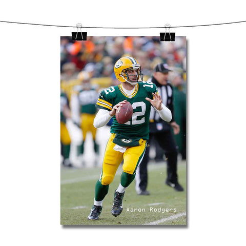 Aaron Rodgers Football Poster Wall Decor