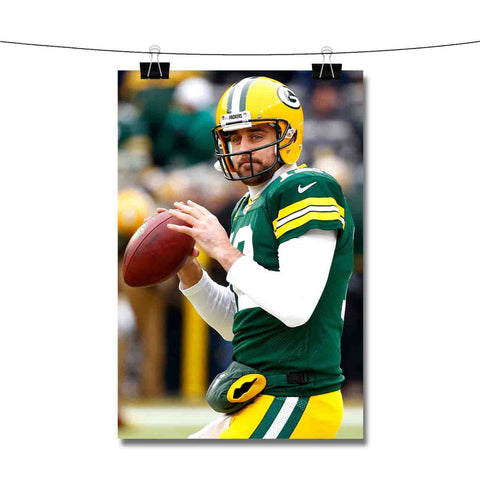 Aaron Rodgers Green Bay Packers Football Poster Wall Decor