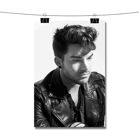 Adam Lambert Black and White Poster Wall Decor