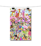 Adventure Time Characters Collage Poster Wall Decor