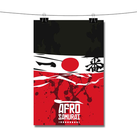 Afro Samurai Anime Poster Wall Decor