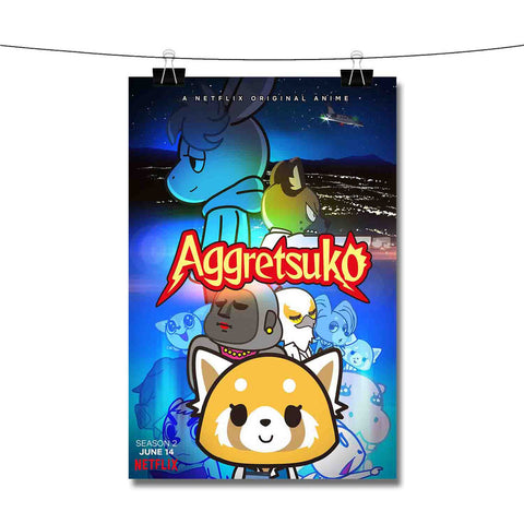 Aggretsuko Season 2 Poster Wall Decor