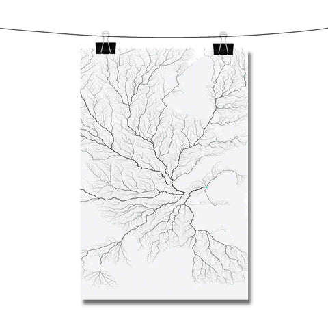 All Roads Lead to Rome Map Poster Wall Decor