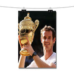 Andy Murray Win Poster Wall Decor