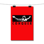 Arnold Schwarzenegger Conquer Poster Wall Decor