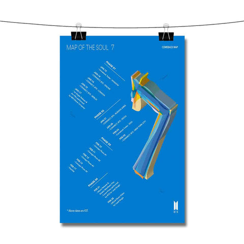 BTS Map Of The Soul 7 Poster Wall Decor