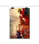 Batman And Hellboy Poster Wall Decor