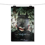 Batman The Dark Knight Card Collage Face Poster Wall Decor