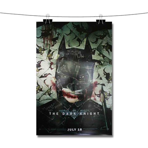 Batman The Dark Knight Card Collage Face Poster Wall Decor