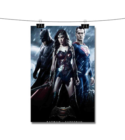 Batman vs Superman Batman Superman and Wonder Woman Poster Wall Decor