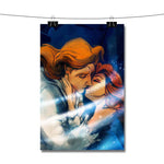 Belle and Beast Kiss Poster Wall Decor