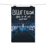 Billie Eilish Where Do We Go World Tour Poster Wall Decor