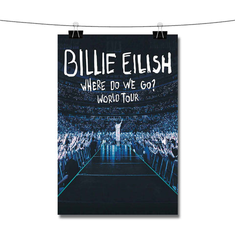 Billie Eilish Where Do We Go World Tour Poster Wall Decor