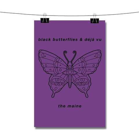 Black Butterflies Deja Vu Poster Wall Decor