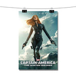 Black Widow Captain America Poster Wall Decor
