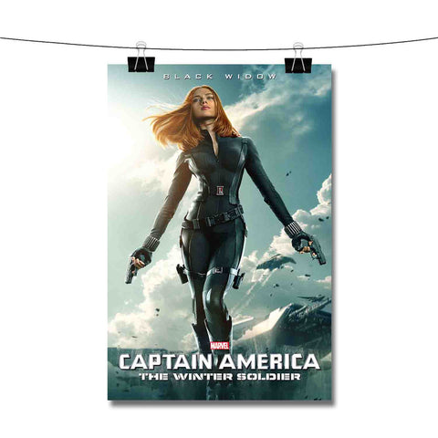 Black Widow Captain America Poster Wall Decor