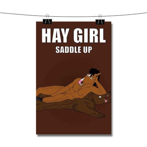 Bojack Horseman Hay Girl Poster Wall Decor