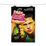 Brad Pitt and Edward Norton Fight Club Poster Wall Decor