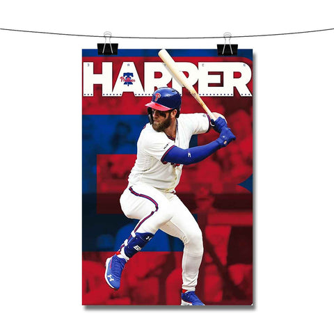 Bryce Harper MLB Philadelphia Phillies Poster Wall Decor