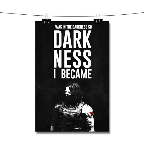 Bucky Barnes Quotes Poster Wall Decor