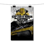 Bumblebee Transformer Quotes Poster Wall Decor