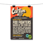 Cal Jam 17 Poster Wall Decor