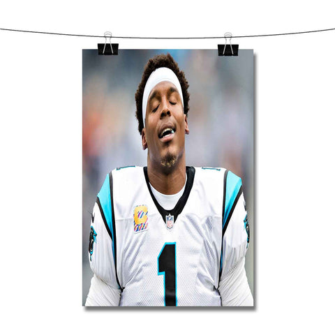 Cam Newton Sports Poster Wall Decor