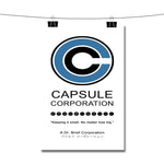 Capsule Corp Dragon Ball Z Poster Wall Decor