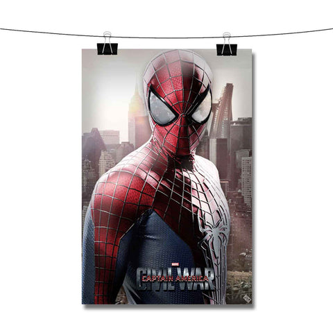 Captain America Civil War Spiderman Poster Wall Decor