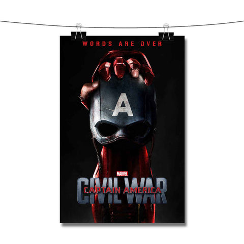 Captain America vs Iron Man Civil War Movie Poster Wall Decor