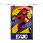 Carmen Sandiego Cartoon Poster Wall Decor