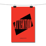 Charlie Puth Attention Poster Wall Decor